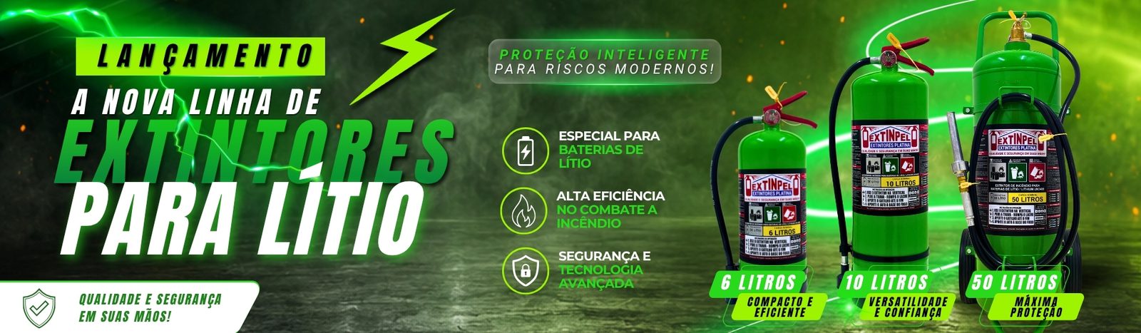 Lançamento: Baterias de Lítio