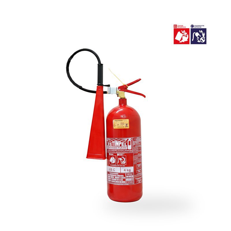 Extintor de CO₂ 4 kg
