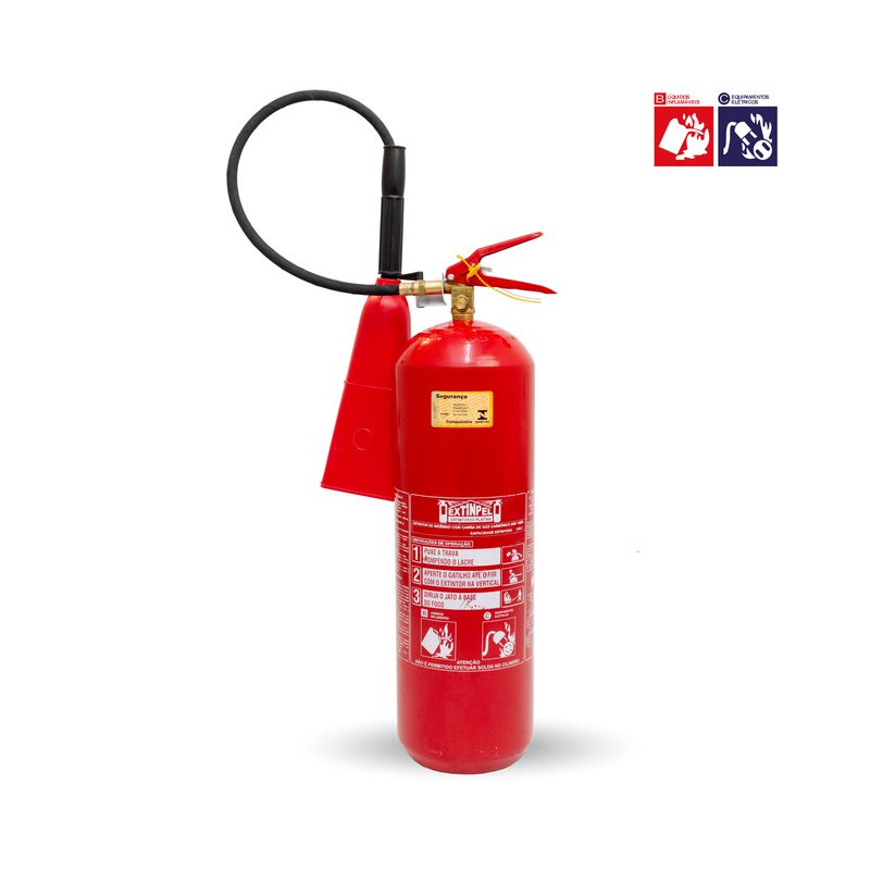 Extintor de CO₂ 6 kg