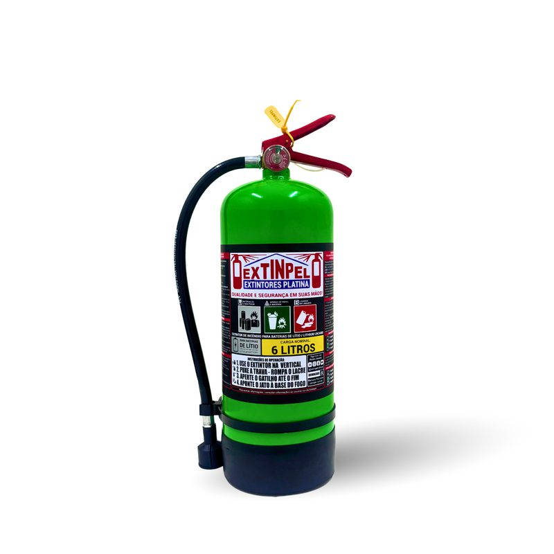 Extintor para Baterias de Lítio 6 L